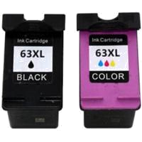 HP 63XL Black & Tri Colour Compatible Ink Cartridge  F6U64AA F6U63AA Set Only  $62.50